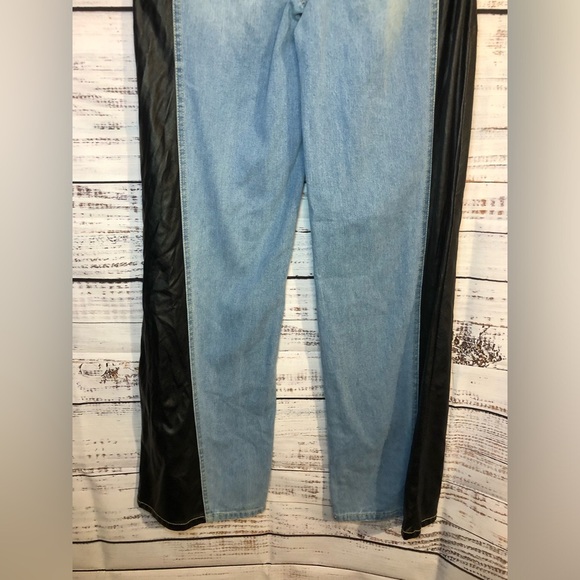 Women’s jeans with black snake skin side stripe - Picture 14 of 15